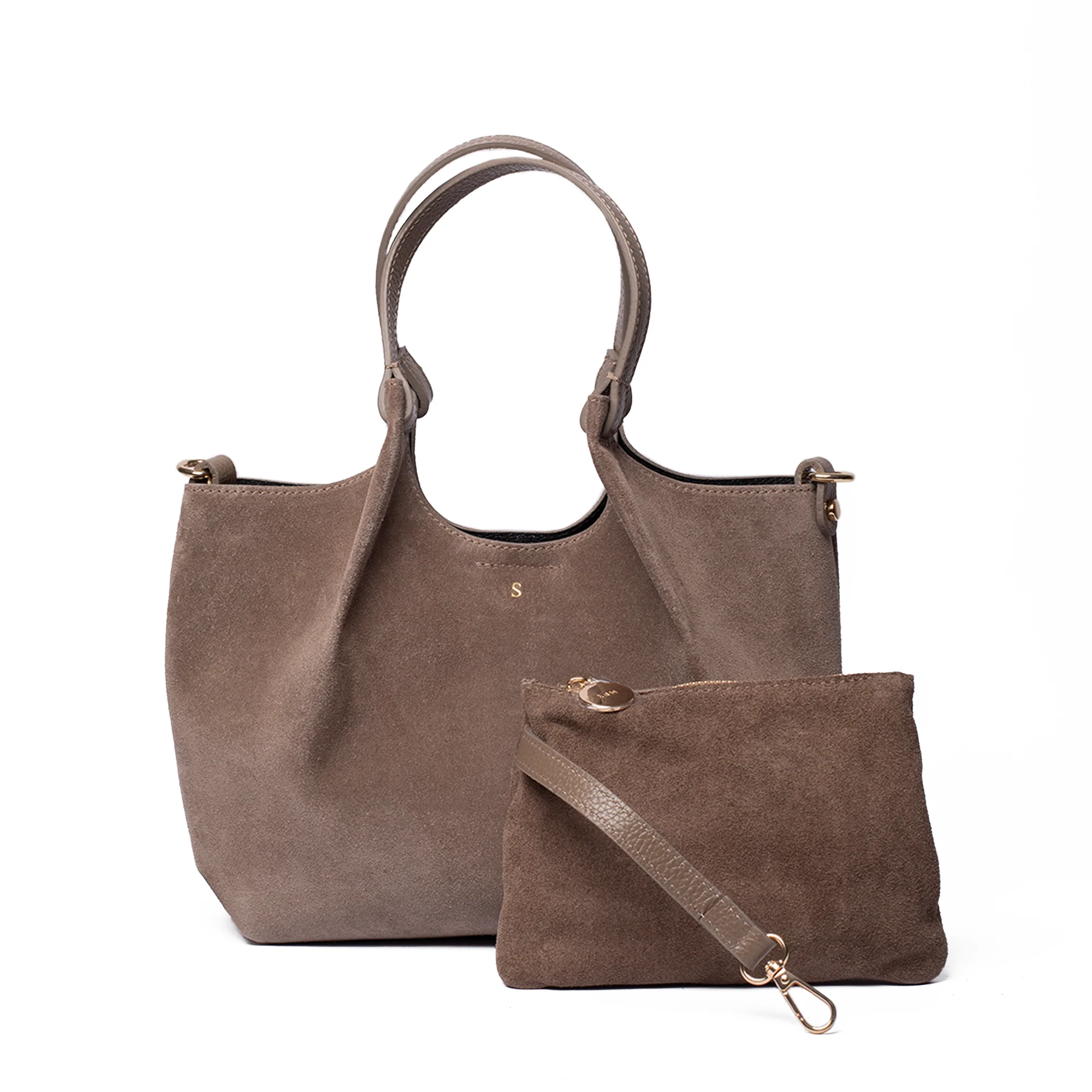 Suede Little Lily Tote Bag - Image 15