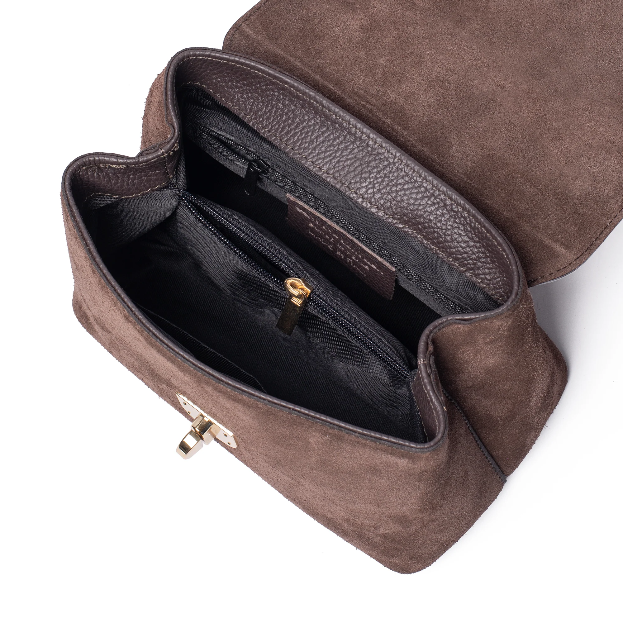 Suede Lucinda Top Handle - Image 6